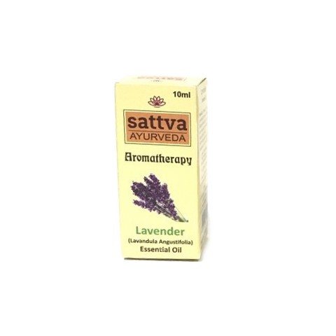 Laventelin eteerinen öljy Lavender, Sattva Ayurveda, 10ml