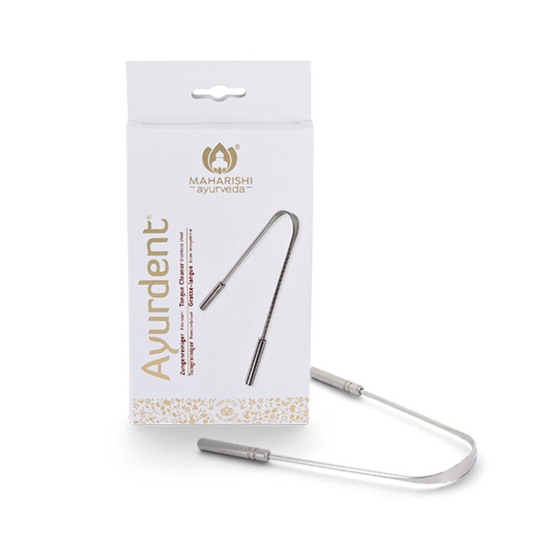 Stainless steel tongue scraper Maharishi Ayurveda