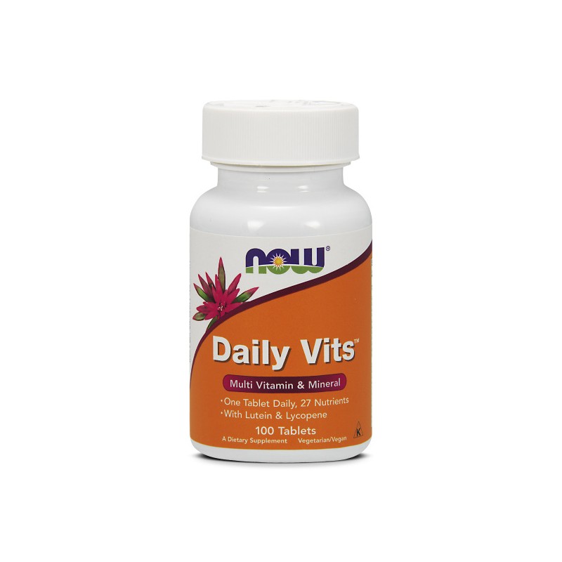Мультивитаминно-минеральный комплекс Daily Vits, NOW, 100 таблеток
