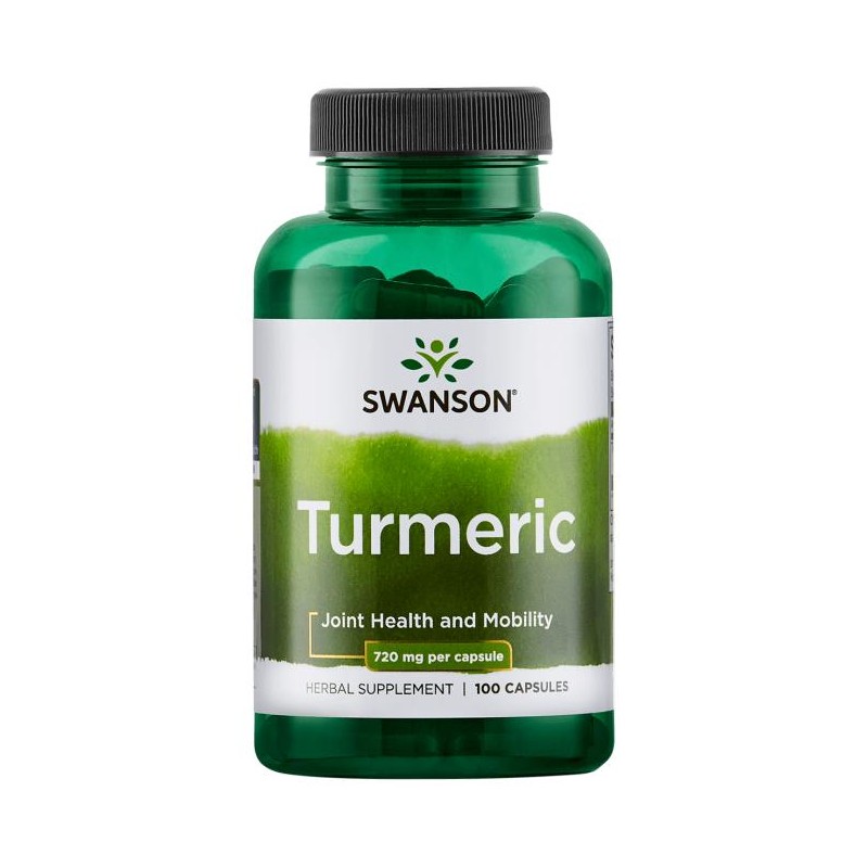 Ciberžolė Turmeric, Swanson, 720mg, 100 kapsulių