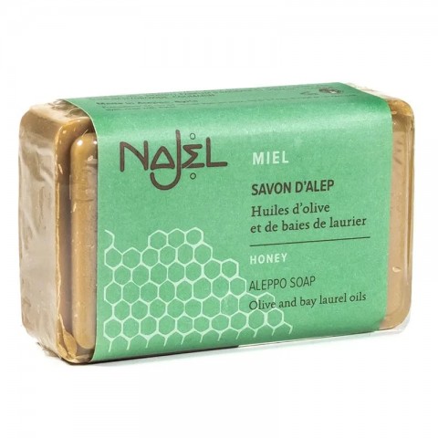 Мыло лавровое масло Aleppo с медом, Najel, 100г