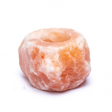 Natural Himalayan salt candlestick, 1000-1500g