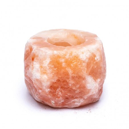 Natural Himalayan salt candlestick, 1000-1500g