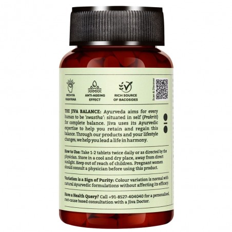 Maisto papildas Brahmi, Jiva Ayurveda, 120 tablečių