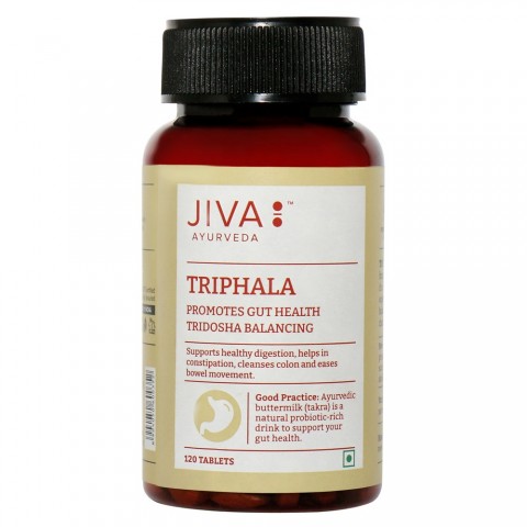 Maisto papildas Triphala, Jiva Ayurveda, 120 tablečių