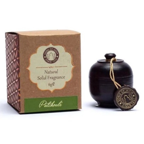 Namų kvapas Patchouli raudonmedžio indelyje, Song of India, 6g