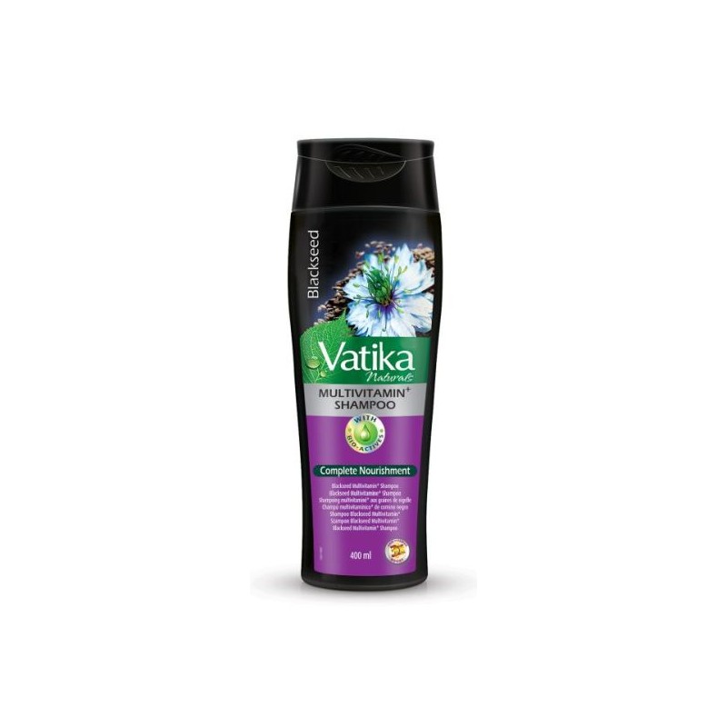 Shampoo with black seeds against hair loss, Dabur Vatika, 400 ml