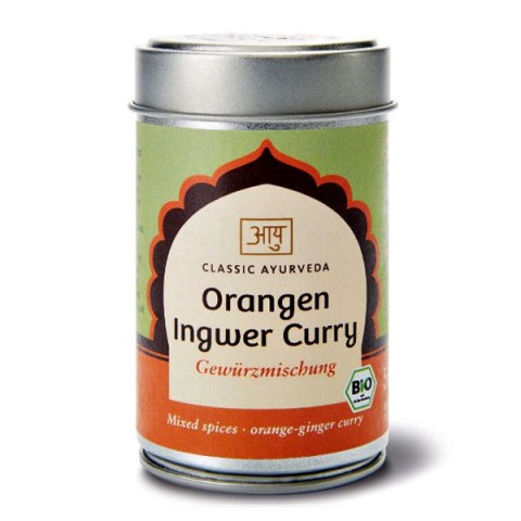 Prieskonių mišinys Orange Ginger Curry, Classic Ayurveda, 50 g