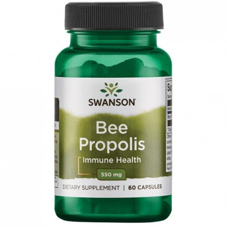 Bičių propolis, Swanson, 550mg, 60 kapsulių