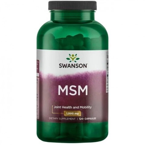 MSM, Swanson, 1000mg, 120 capsules