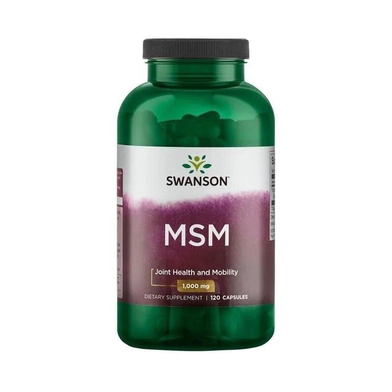 MSM, Swanson, 1000mg, 120 capsules