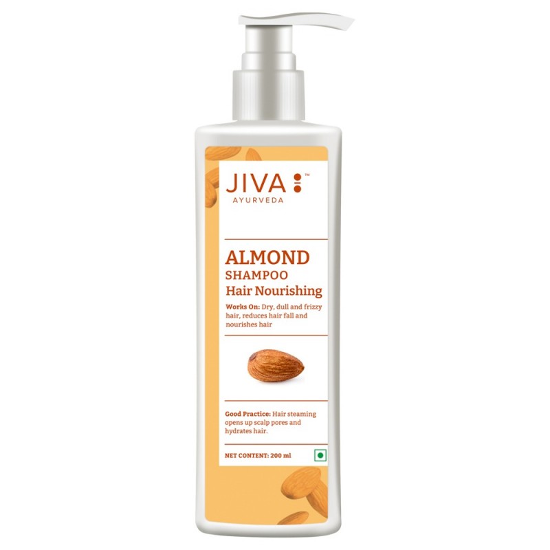 Shampoo with almonds, Jiva Ayurveda, 200ml