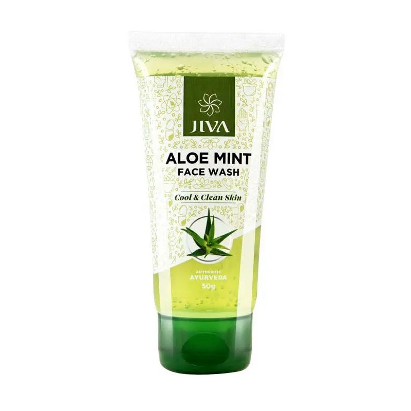 Face wash gel Aloe Mint, Jiva Ayurveda, 50g