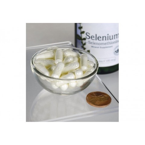 Selenium L-Selenomethionine, Swanson, 100mcg, 200 capsules