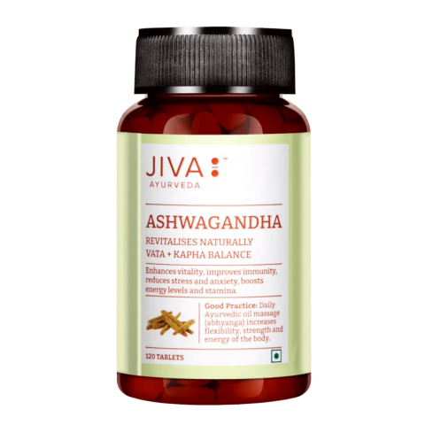 Ashwagandha, Jiva Ayurveda, 120 tablets