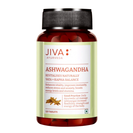 Ahwagandha, Jiva Ayurveda, 120 таблеток