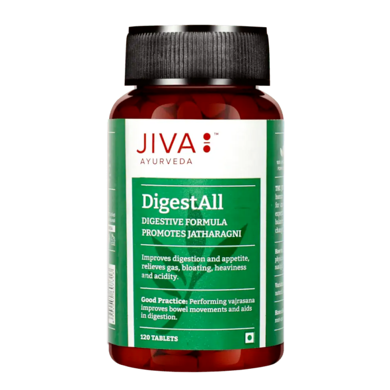 Food supplement DigestAll, Jiva Ayurveda, 120 tablets