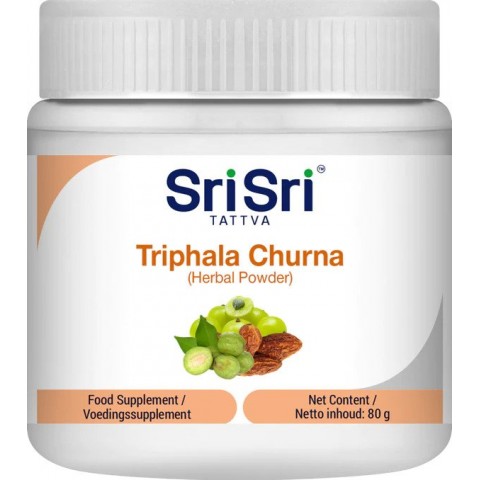 Triphala Churna žolelių mišinys milteliais, Sri Sri Tattva, 80g