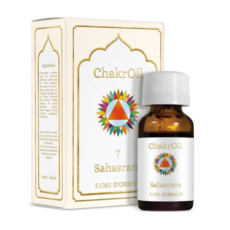 Chakra 7 Sahasrara eteerinen öljy, Fiore D'Oriente, 10 ml