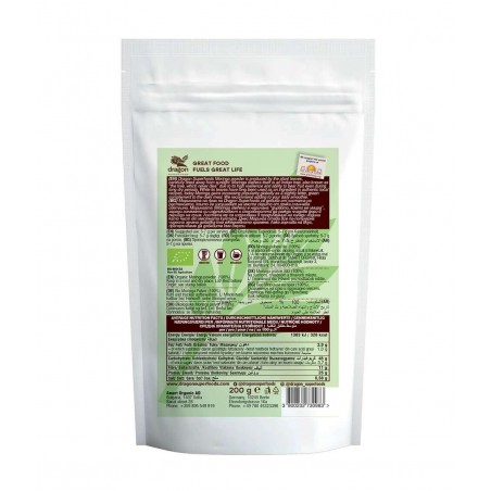 Moringa jauhe, luomu, Dragon Superfoods, 200g