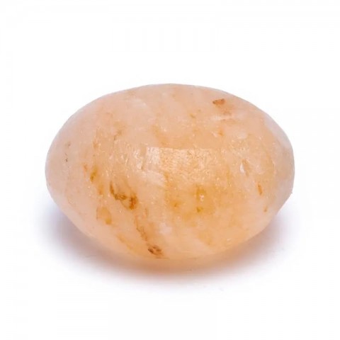 Круглое мыло-дезодорант с гималайской солью и массажный камень