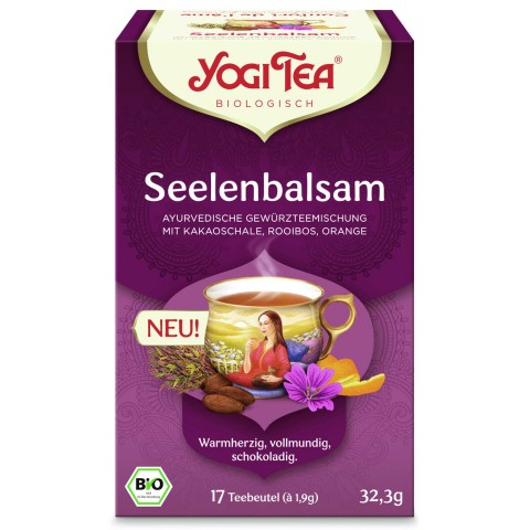 Пряный чай Soul Balm, Yogi Tea, органический, 17 пакетиков