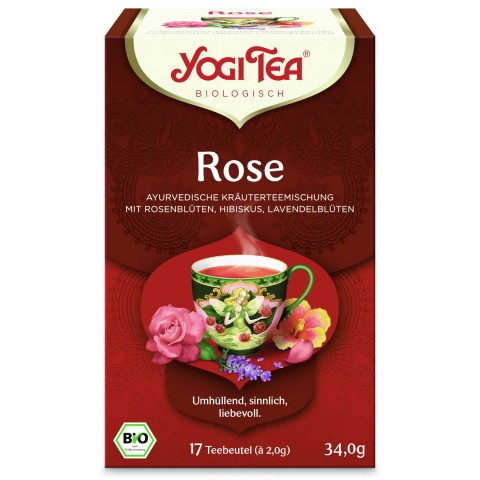 Spiced tea Rose, Yogi Tea, organic, 17 bags