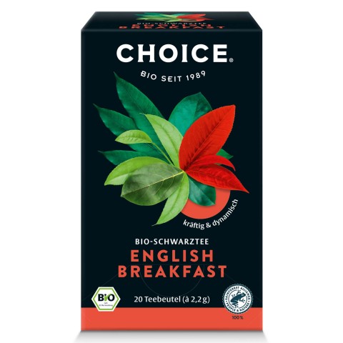 Black tea English Breakfast, Choice Yogi Tea, 20 packets