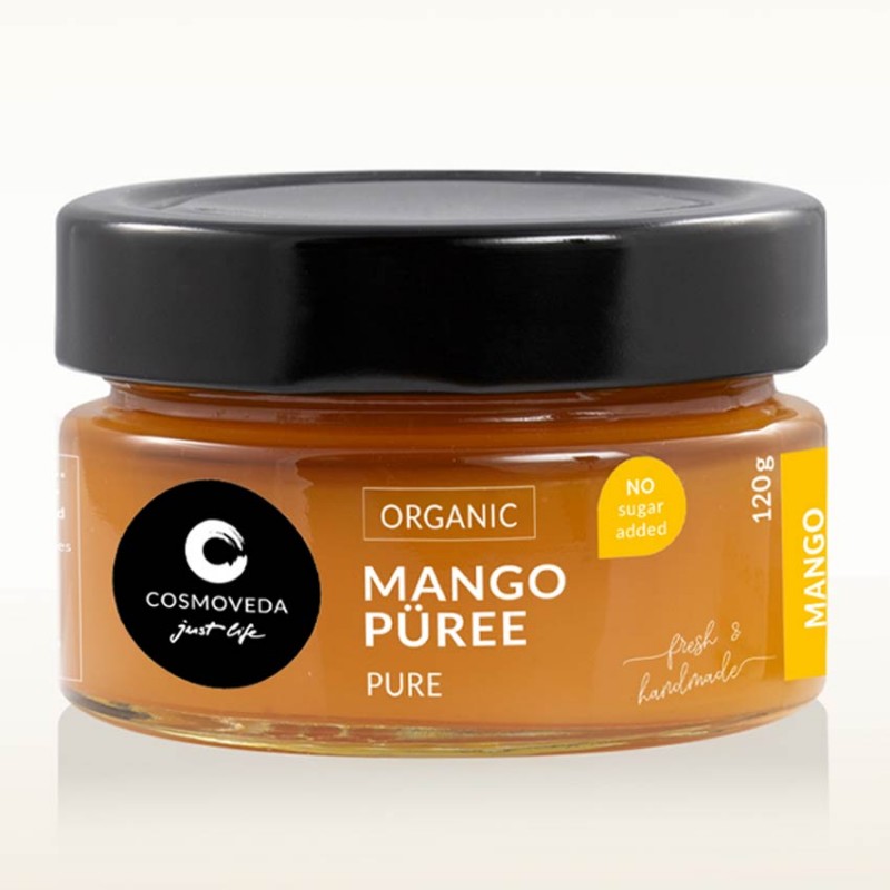 Mango puree, organic, Cosmoveda, 120g