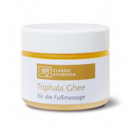 Растопленное масло гхи для массажа ног Triphala Ghee, Classic Ayurveda, 50мл