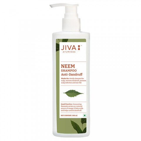 Shampoo hilsettä vastaan Neem, Jiva Ayurveda, 200ml