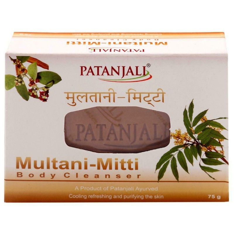 Kiinteä vartalopesuaine Ojas Multani Mitti, Patanjali, 75 g