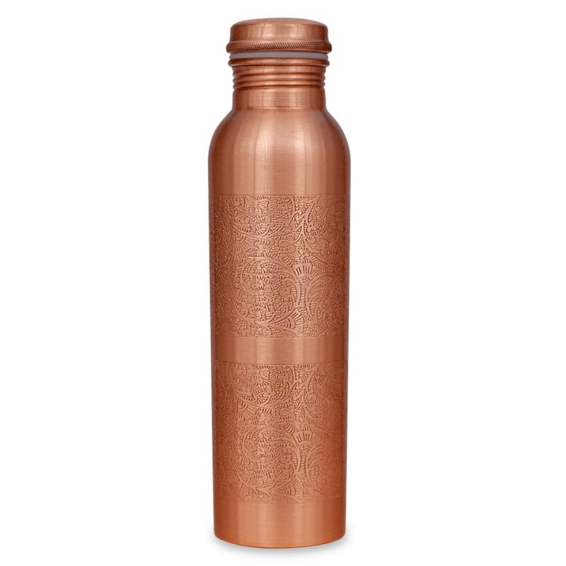 Copper drinker-bottle Engraved, Govinda, 950ml