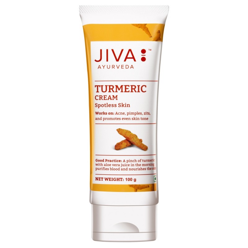 Kasvojen puhdistusvoide ongelmaiholle Kurkuma, Jiva Ayurveda, 100g