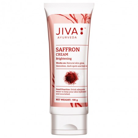 Veido kremas dėmėtai odai Saffron, Jiva Ayurveda, 100g