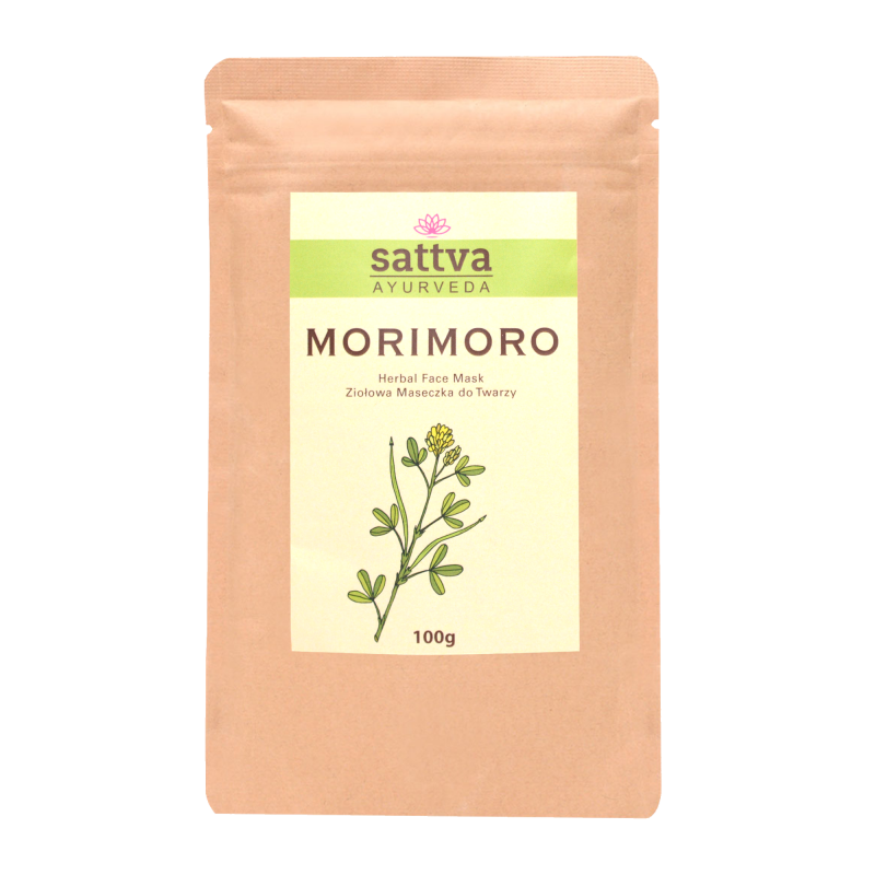 Moroccan clay and Ayurvedic herb powder for face mask Morimoro, Sattva Ayurveda, 100g