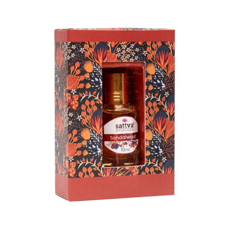 Aliejiniai kvepalai Sandalwood, Sattva Ayurveda, 10ml