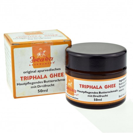 Oil for foot massage and eyes Triphala Ghee, Asshwamedh, 50 ml