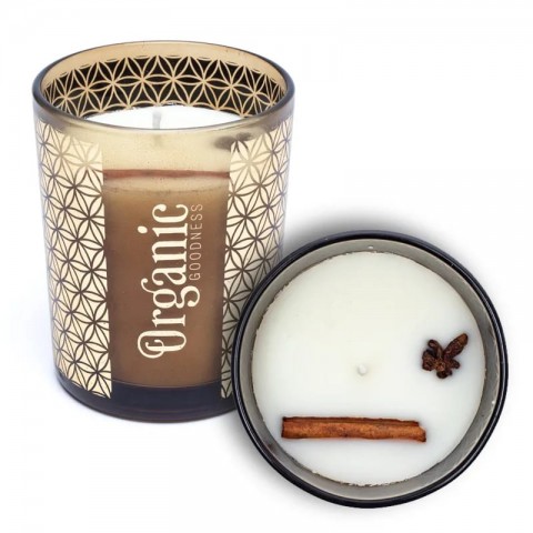Kvepianti sojų vaško žvakė Lemongrass & Spice, Organic Goodness
