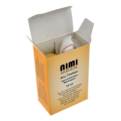 Nasal oil Anu Thailam, Nimi Ayurveda, 10 ml