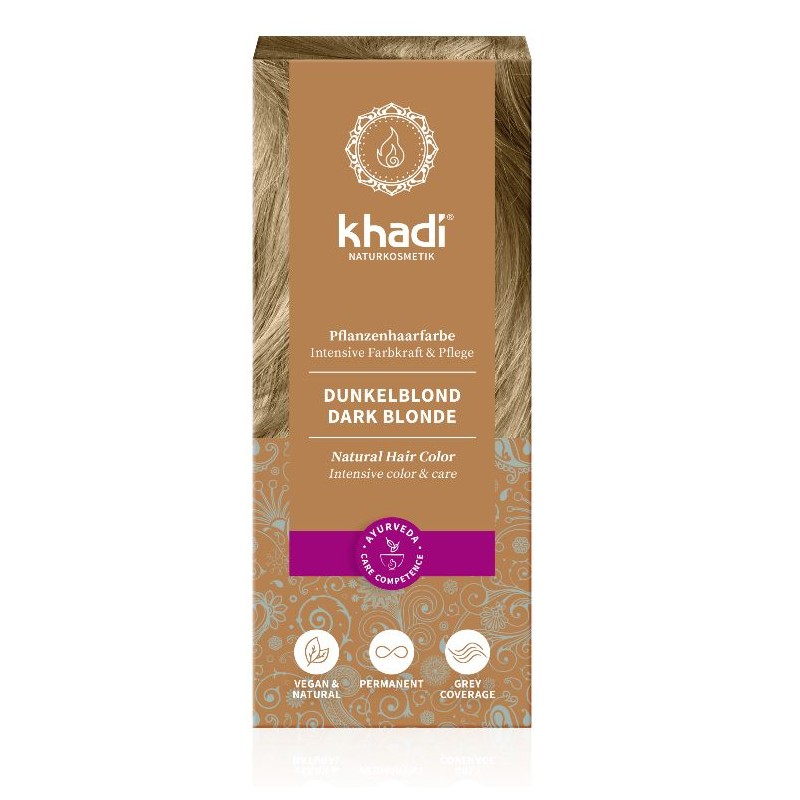 Vegetable dye for dark blonde hair Dark Blonde, Khadi, 100g