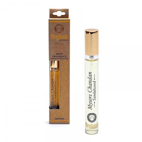 Purškiamas kambario kvapas Sandalwood, Organic Goodness, 12ml