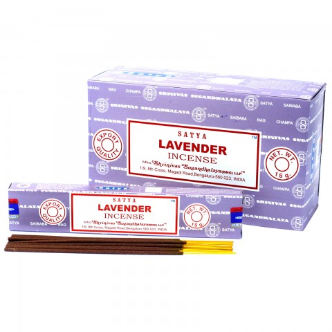 Incense sticks Lavender, Satya, 15g