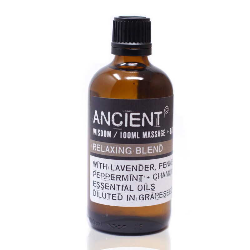 Rentouttava kylpy- ja hierontaöljy Relaxing Blend, Ancient, 100 ml