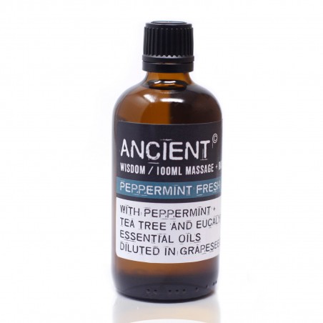 Hierontaöljy Peppermint Fresh, Ancient, 100 ml