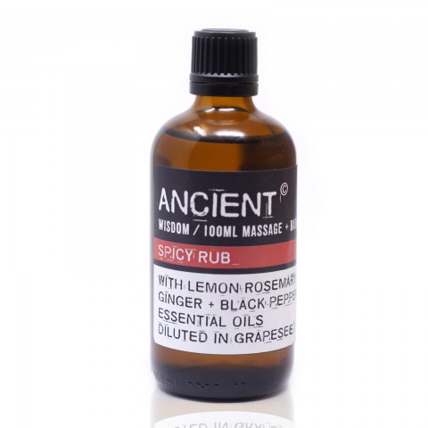 Hierontaöljy Spicy Rub, Ancient, 100 ml