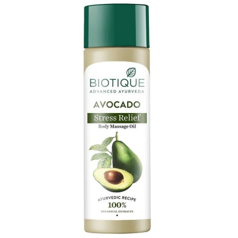 Rentouttava vartalohierontaöljy Bio Avocado, Biotique, 200ml