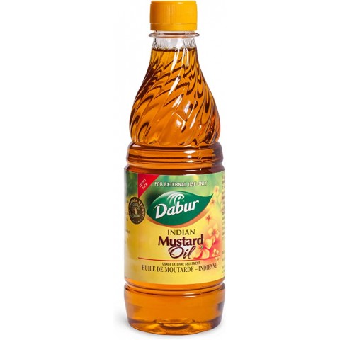 Sinappiöljy hierontaan, Dabur, 475 ml