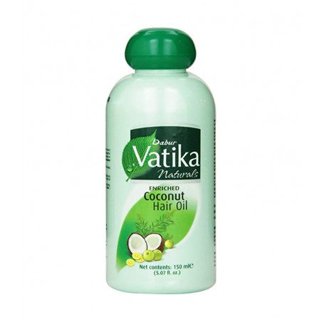 Kookosrikastettu hiusöljy Coconut, Dabur Vatika, 150 ml