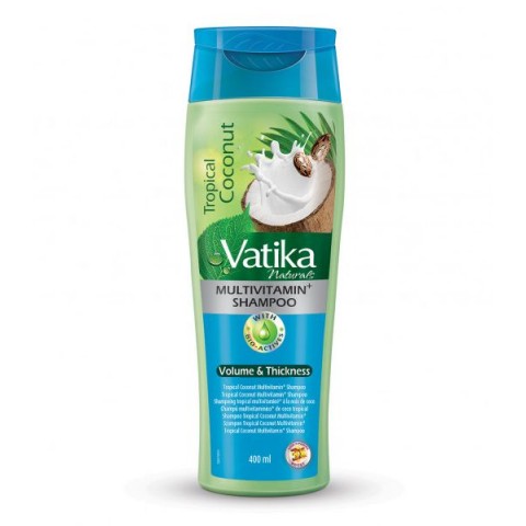 Shampoo hiusten volyymille Coconut MutiVit, Dabur Vatika, 400 ml